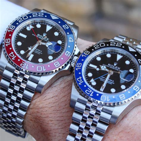 rolex batman vs pepsi|rolex gmt ii batman review.